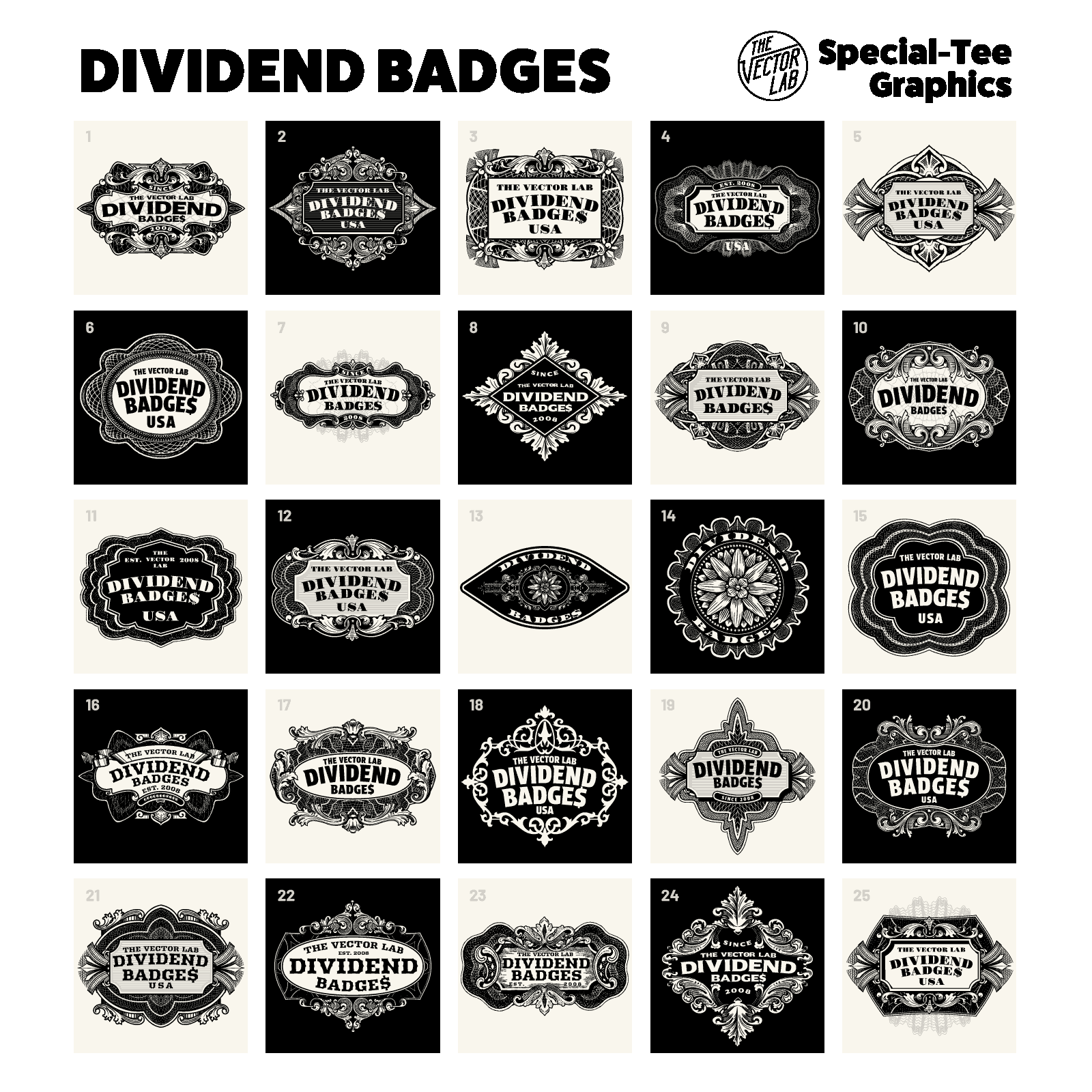 Dividend Badges