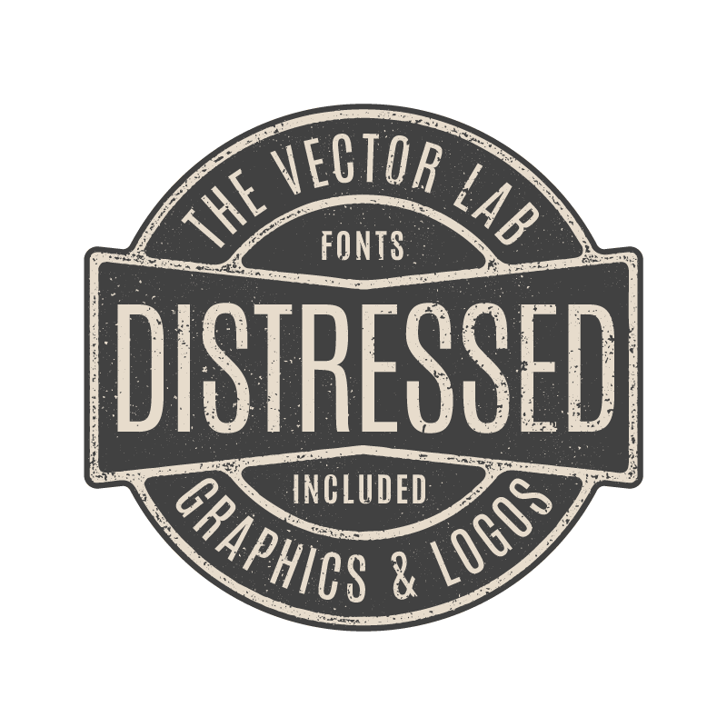 Distressed Graphic & Logo Templates for Adobe Affinity CorelDraw