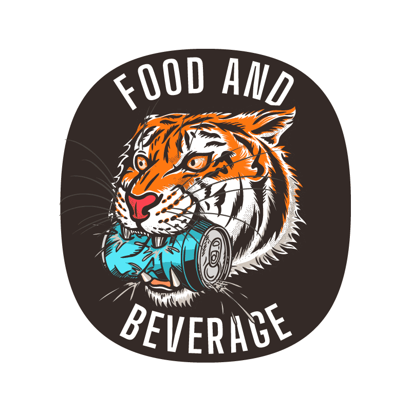 Food & Drink Graphic & Logo Templates for Adobe Affinity CorelDraw