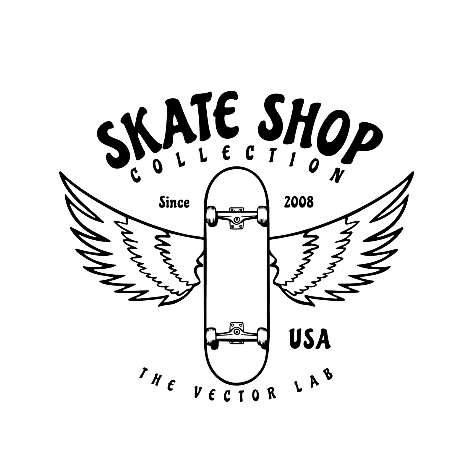 Skate Shop - Skateboarding graphic logo templates