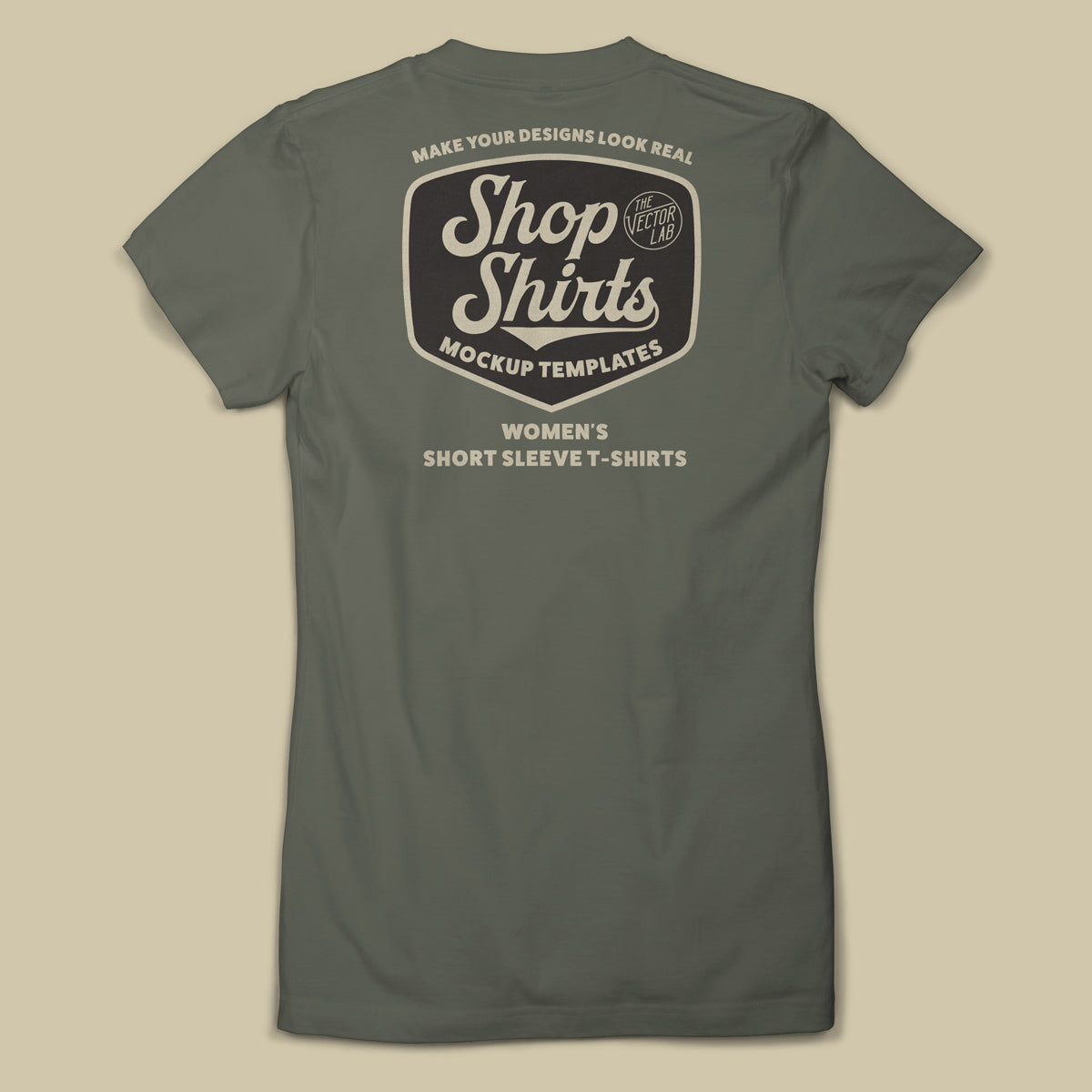 Shop Shirts: Women's T-Shirt Mockup Templates for Photoshop