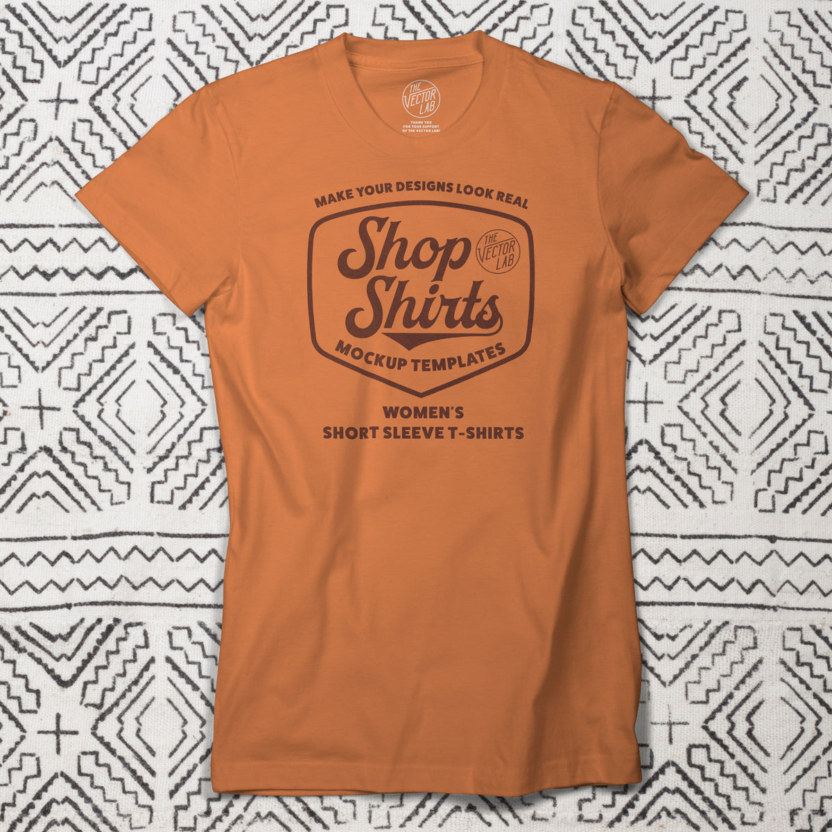 Shop Shirts: Women's T-Shirt Mockup Templates + Backgrounds