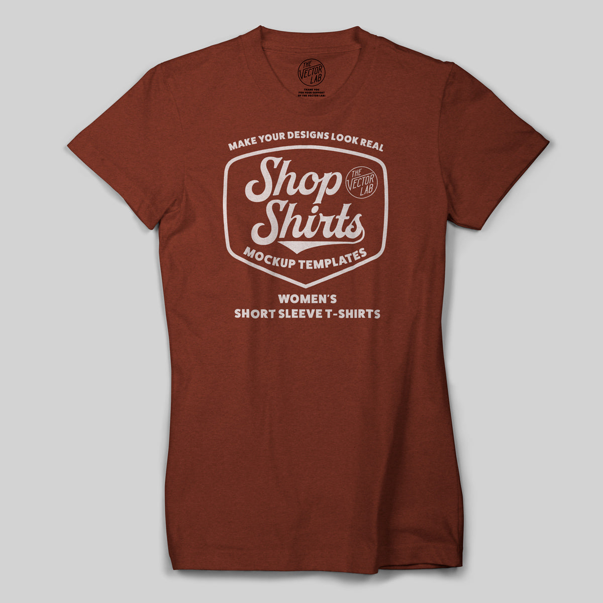 Shop Shirts: Women's T-Shirt Mockup Templates for Photoshop