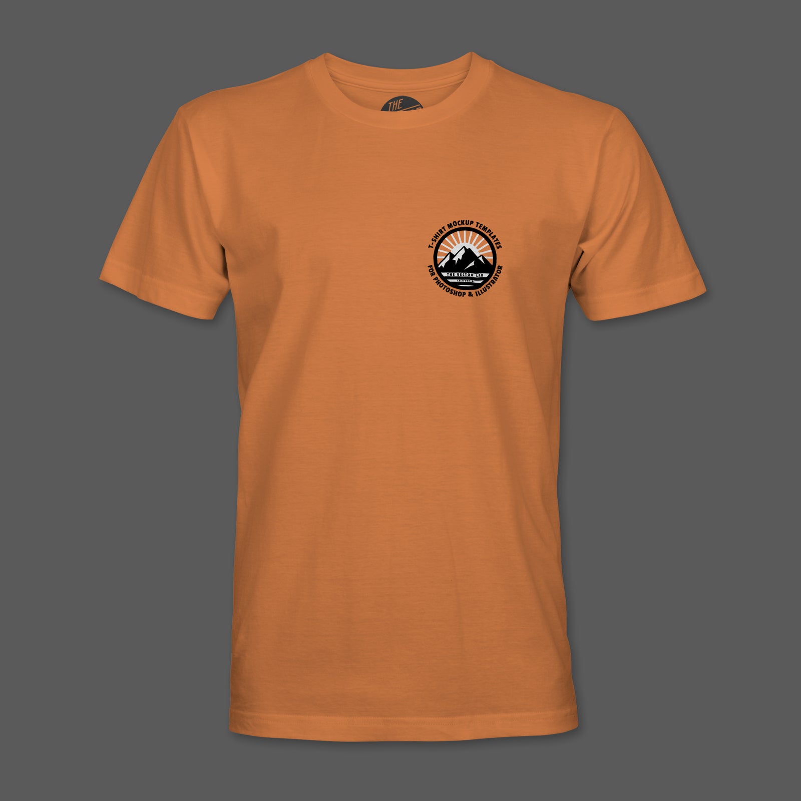 Men's T-Shirt Mockup Templates for Photoshop and Illustrator