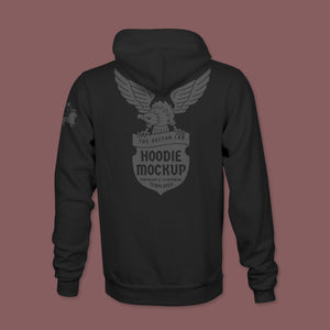 Men's Hoodie Sweatshirt Mockup Templates for Photoshop and Illustrator