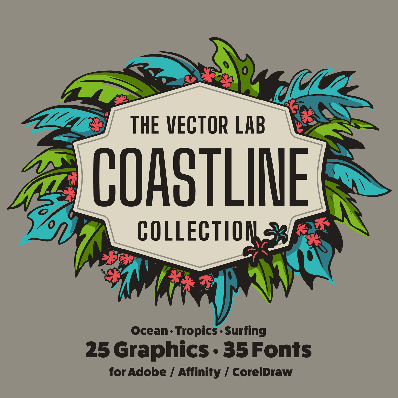 Coastline Graphic Logo Templates