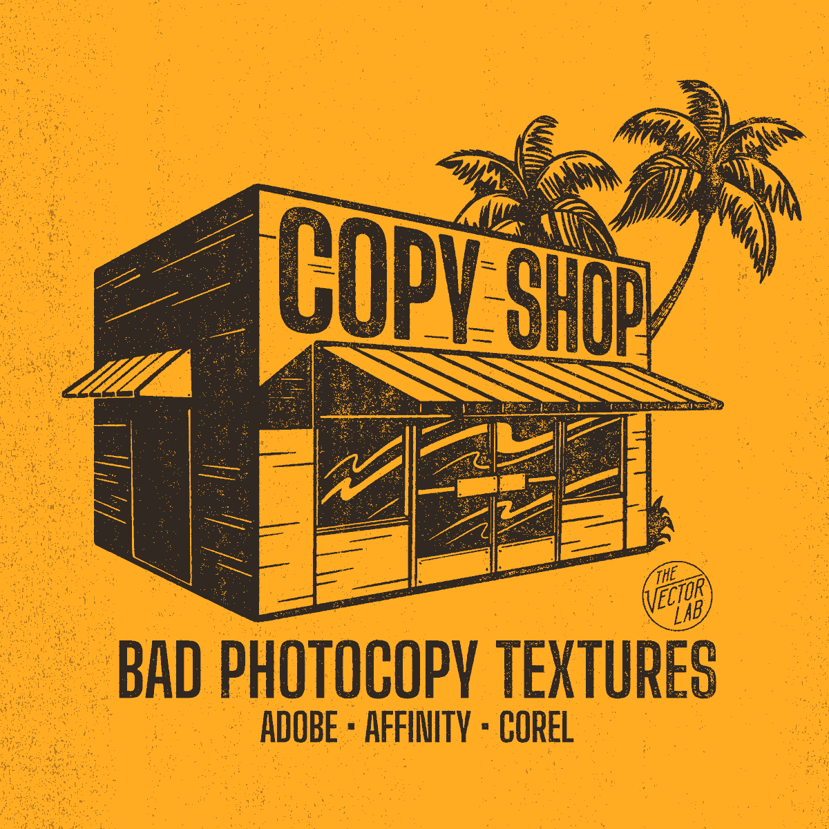 Copy Shop Photocopy Textures for Adobe Affinity Corel