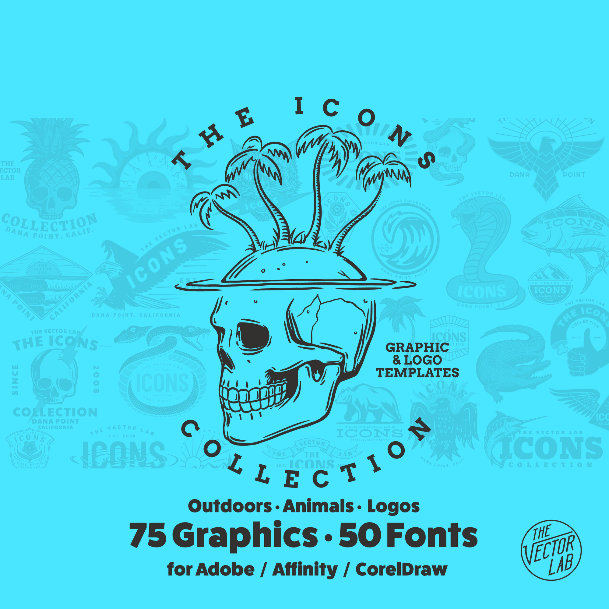 Icons Graphic & Logo Templates for Adobe, Affinity, and CorelDraw