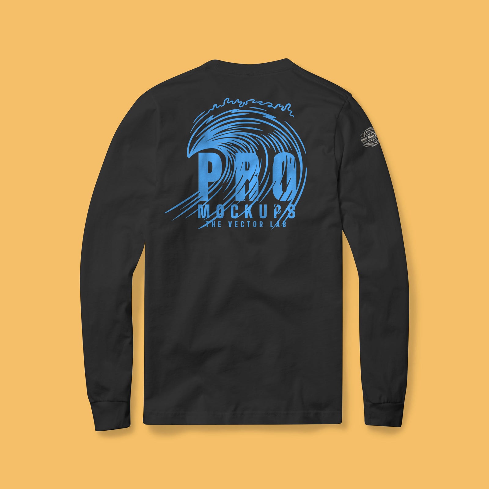 Flat Lay Long Sleeve T-Shirt Mockups