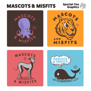 Mascots & Misfits Graphic Logo Templates for Adobe Affinity CorelDraw