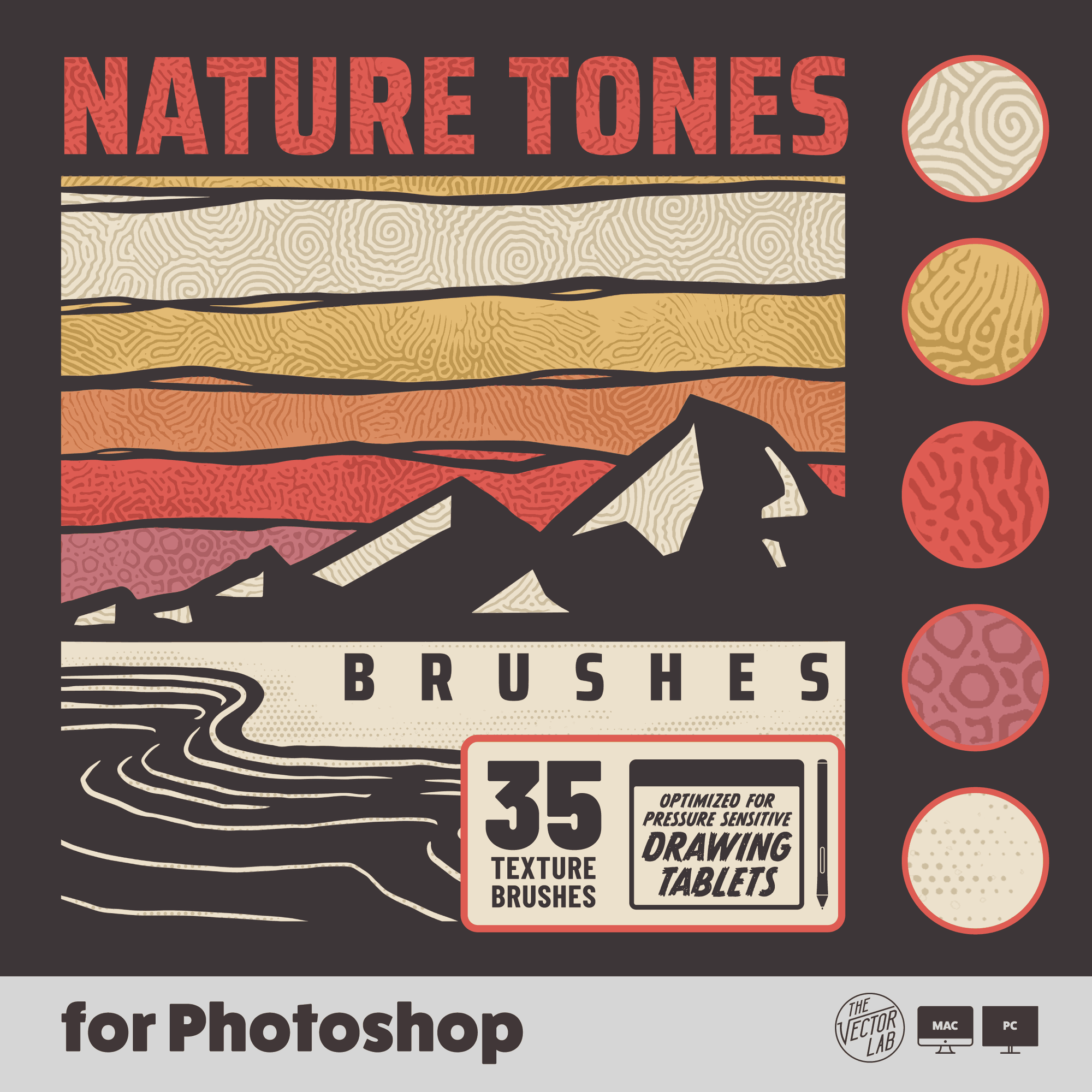 Nature Tones Brushes for Photoshop