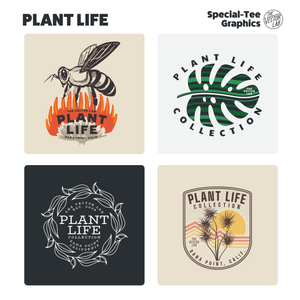 Plant Life Graphic Logo Templates for Adobe Affinity CorelDraw