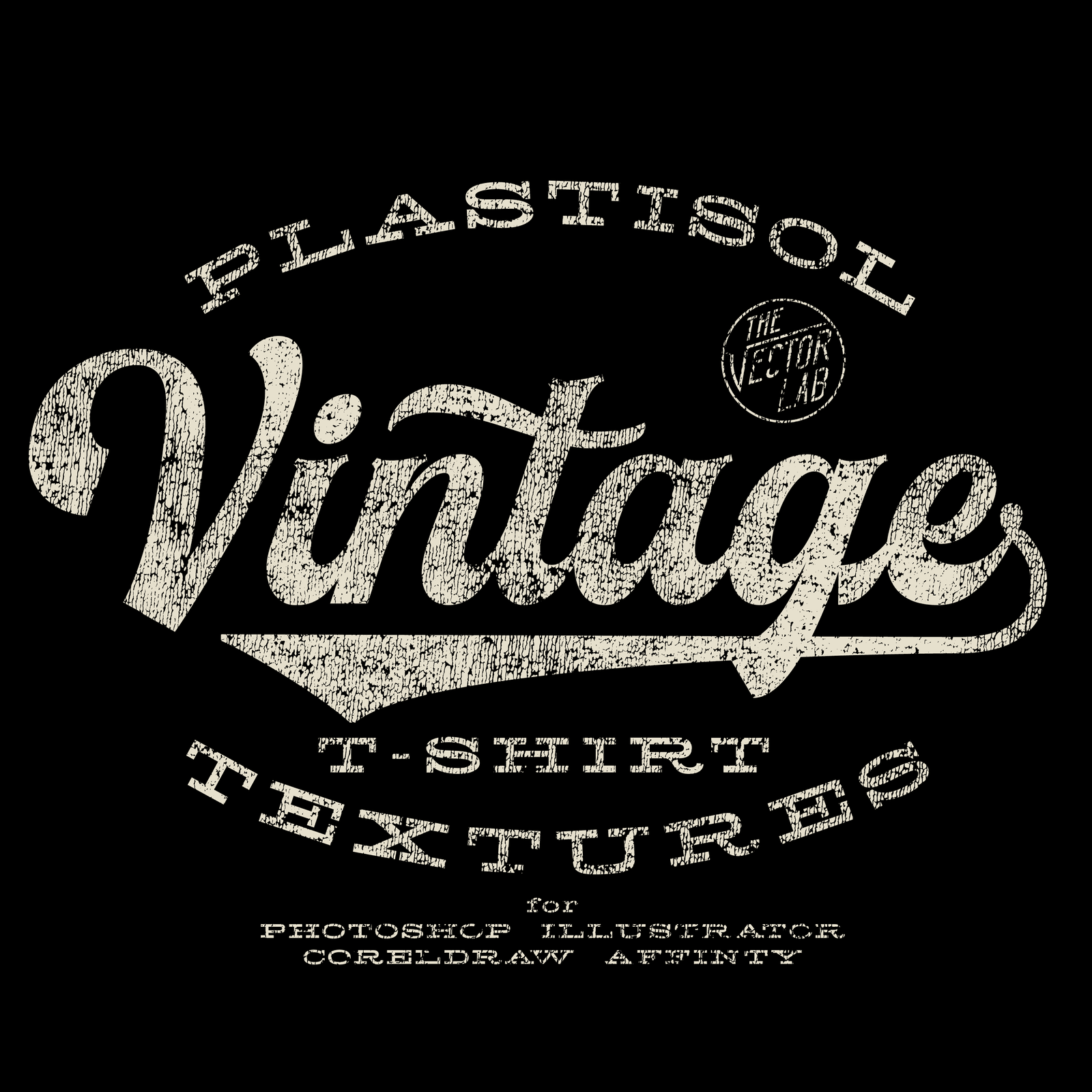Plastisol Cracked T-Shirt Ink Textures