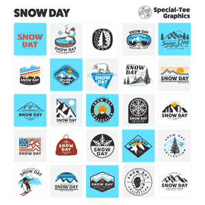 Snow Day Graphic & Logo Templates for Adobe, Affinity, CorelDraw