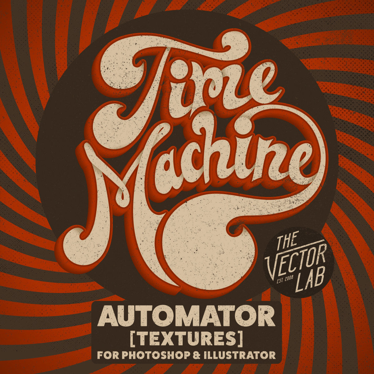 Time Machine Automator - Vintage Textures for Photoshop and Illustrator