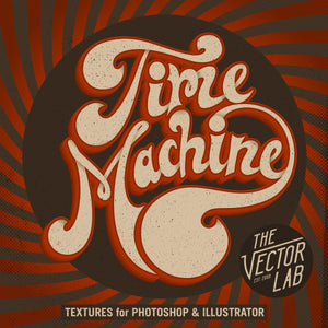Time Machine Textures for Photoshop and Illustrator