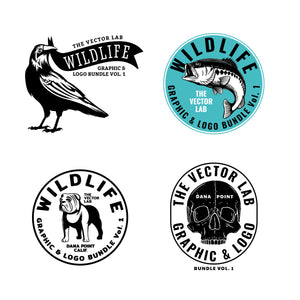 Graphic & Logo Bundle Vol 1 - Wildlife