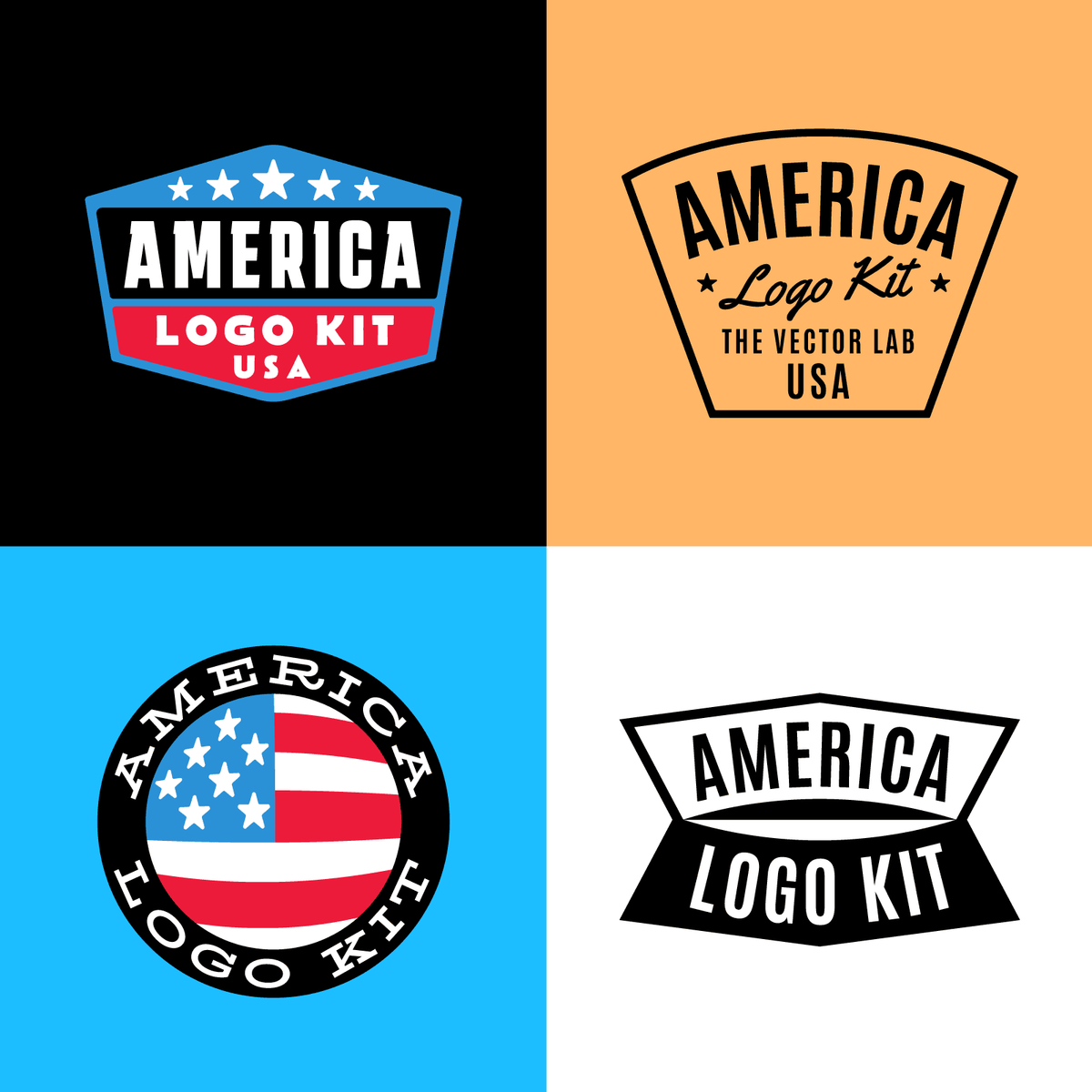 America Logo Kit