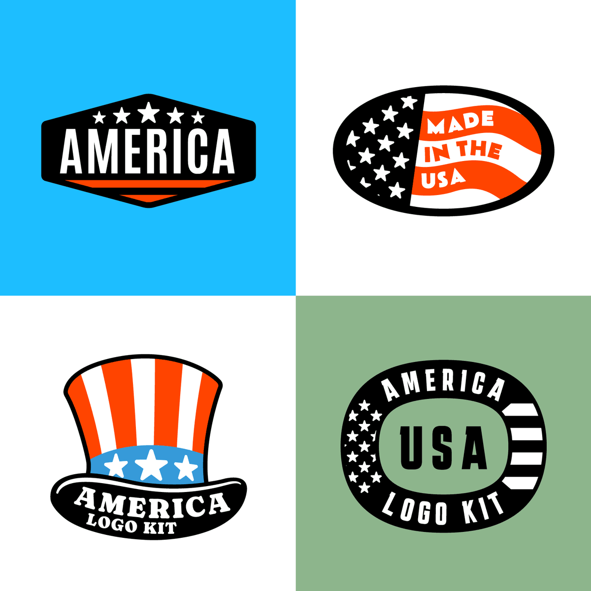 America Logo Kit