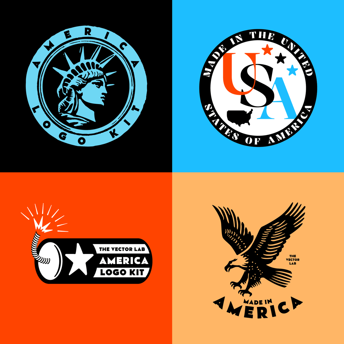 America Logo Kit