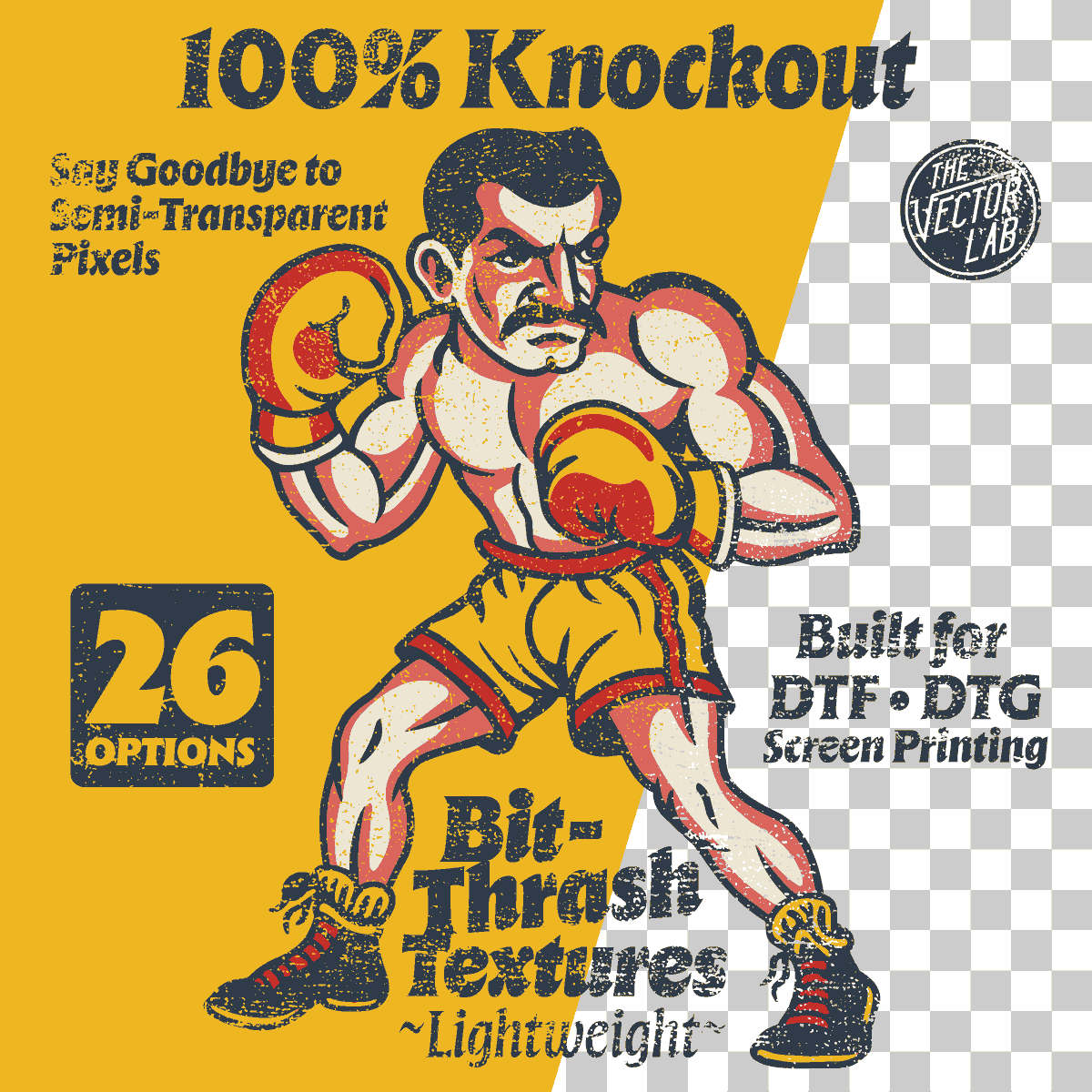 Bit-Thrash Textures: Lightweight
