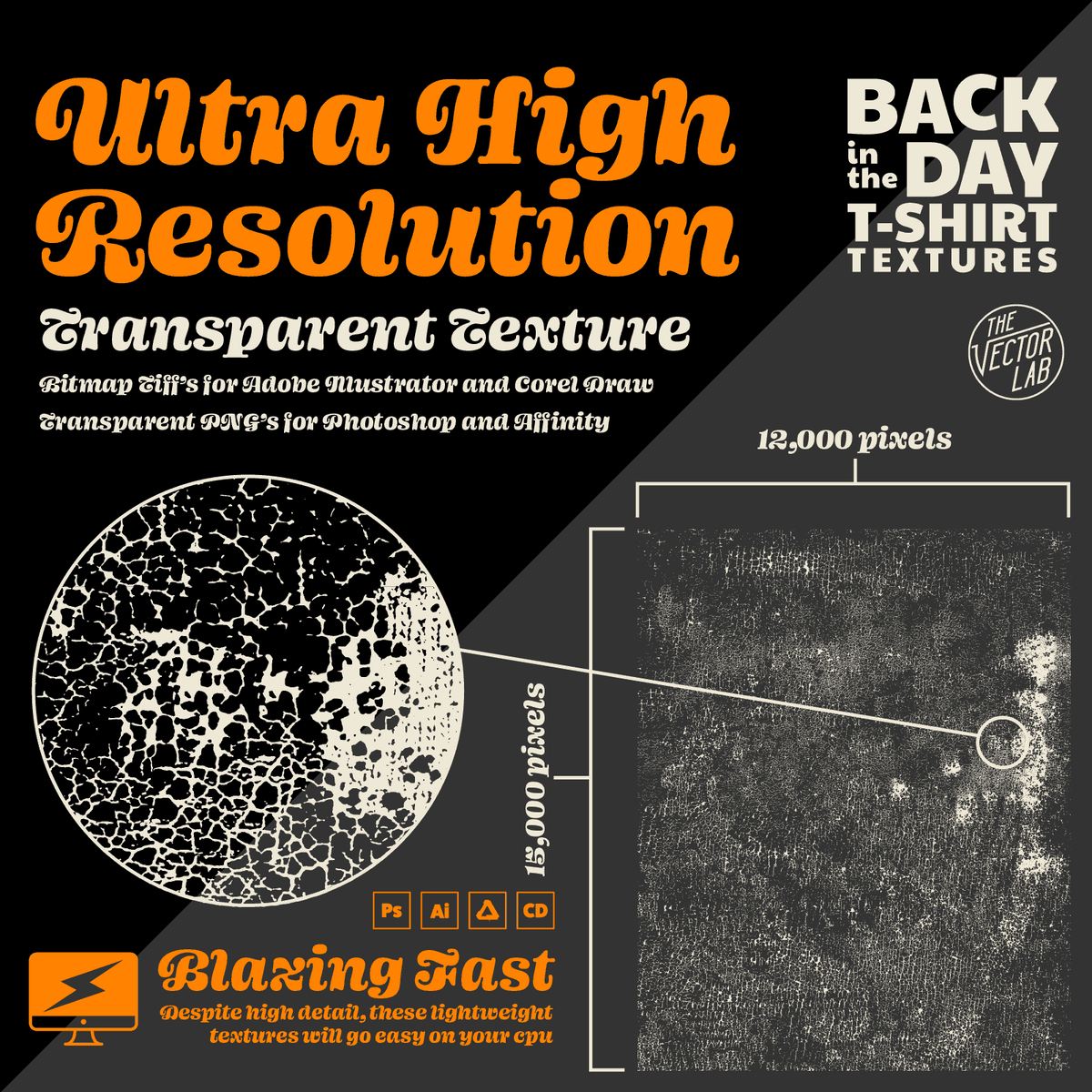 Back in the Day T-Shirt Textures