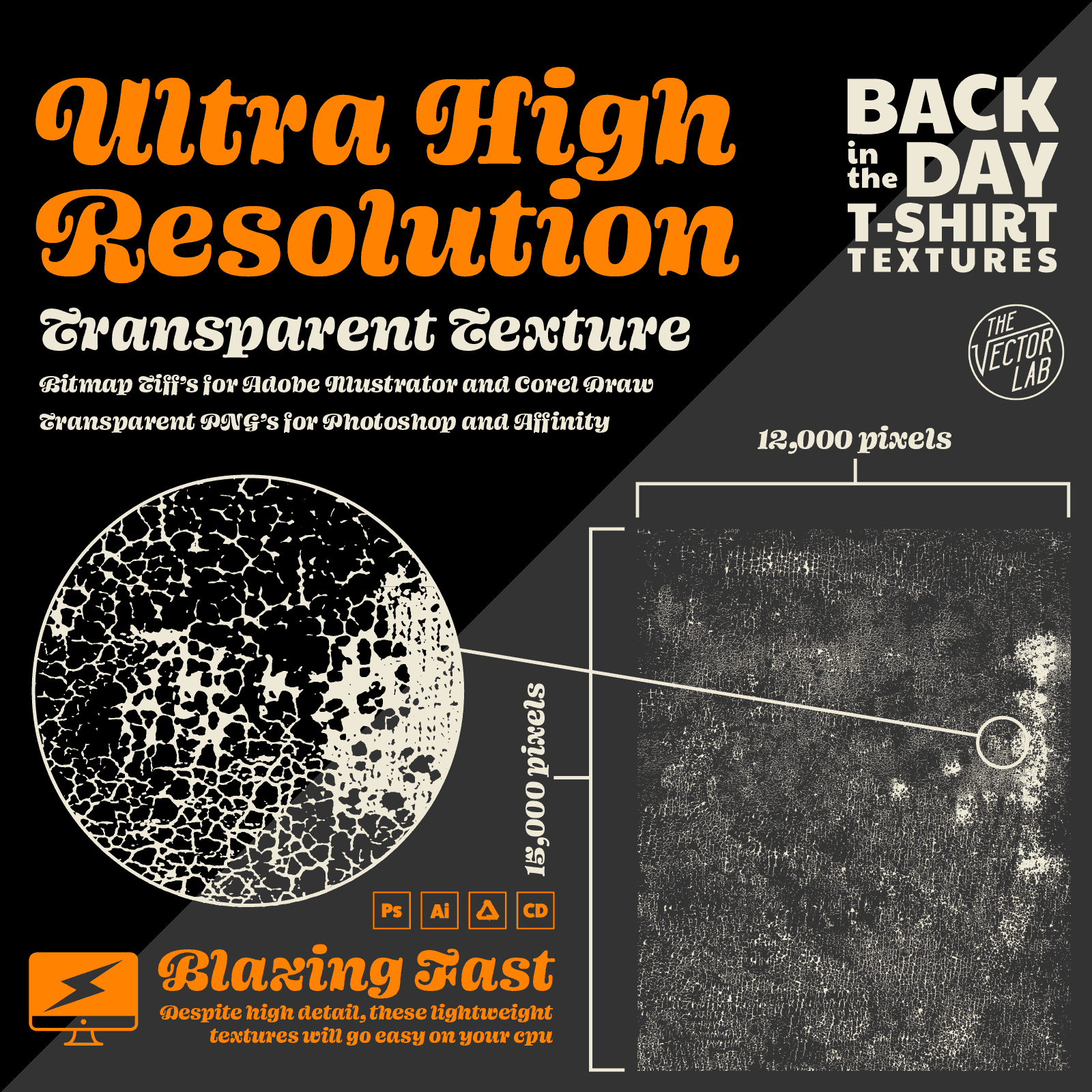 Back in the Day T-Shirt Textures