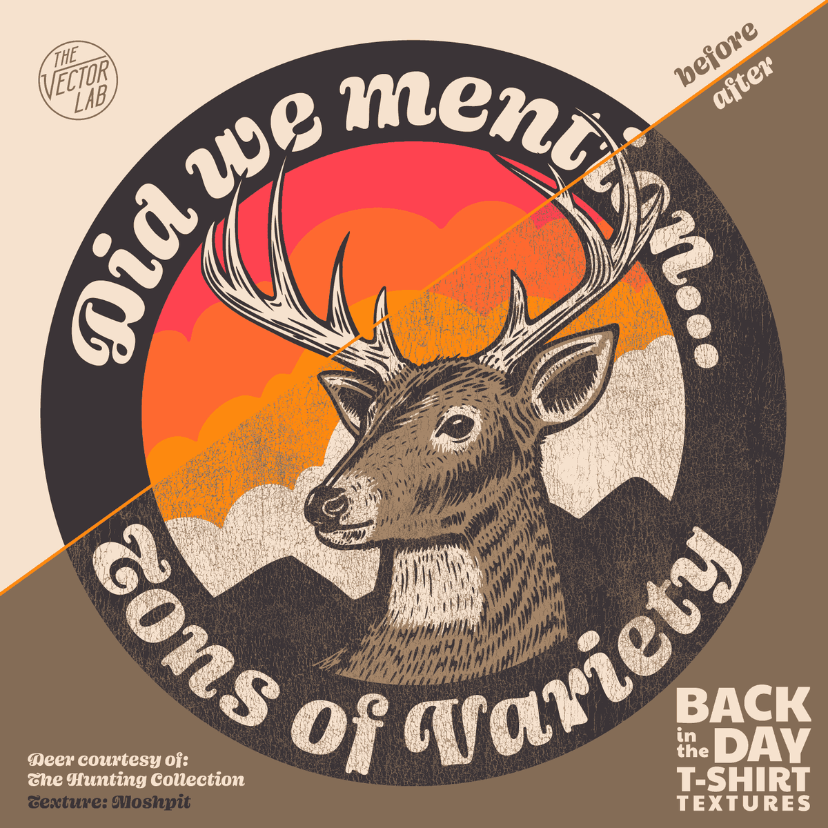 Back in the Day T-Shirt Textures