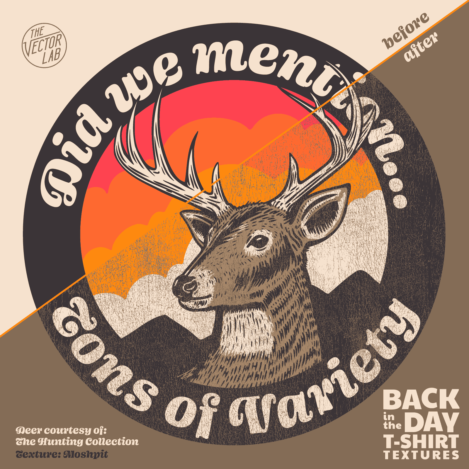 Back in the Day T-Shirt Textures