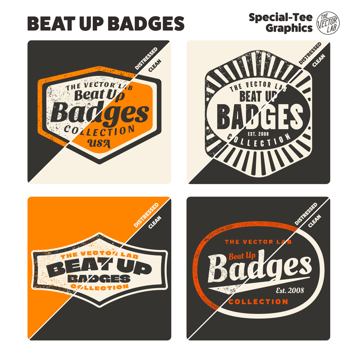 Beat Up Badges