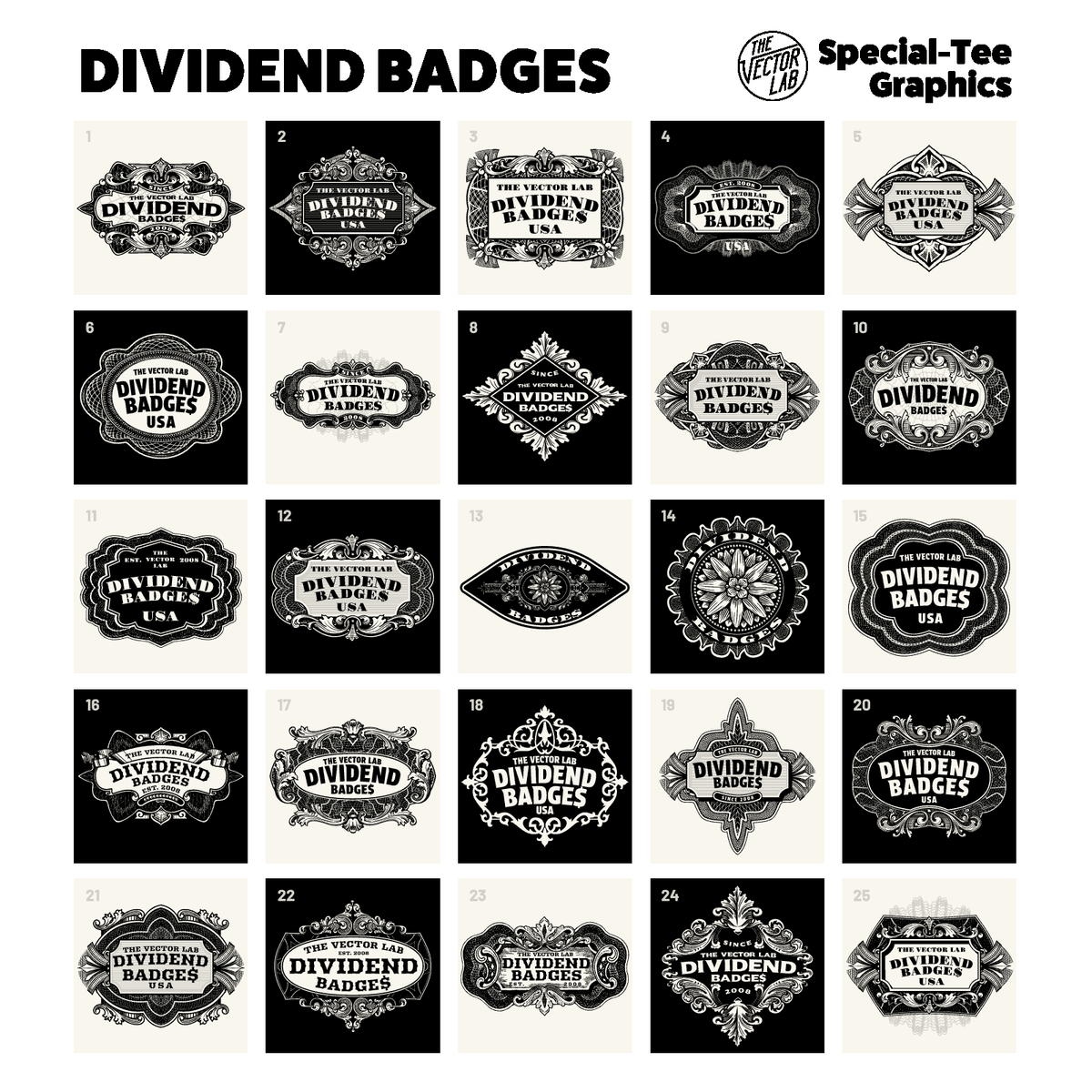 Dividend Badges