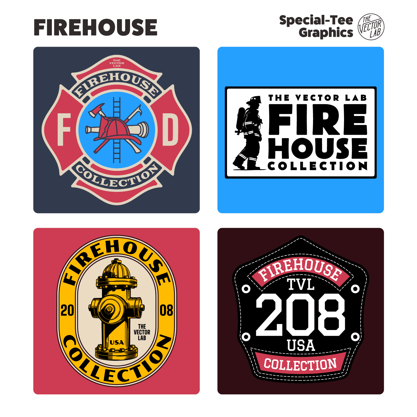 Firehouse Graphic and Logo Templates