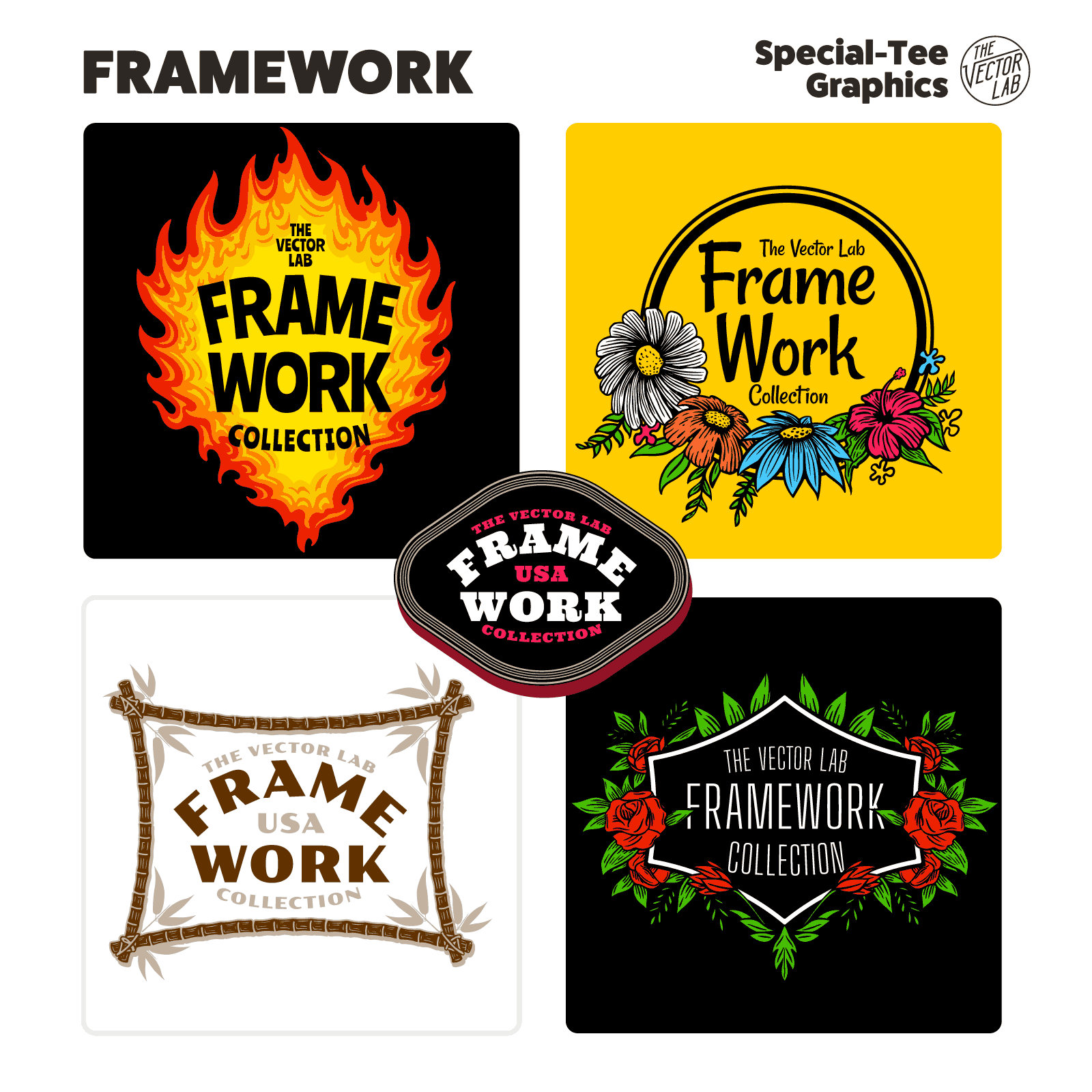 Framework Graphic Logo Templates