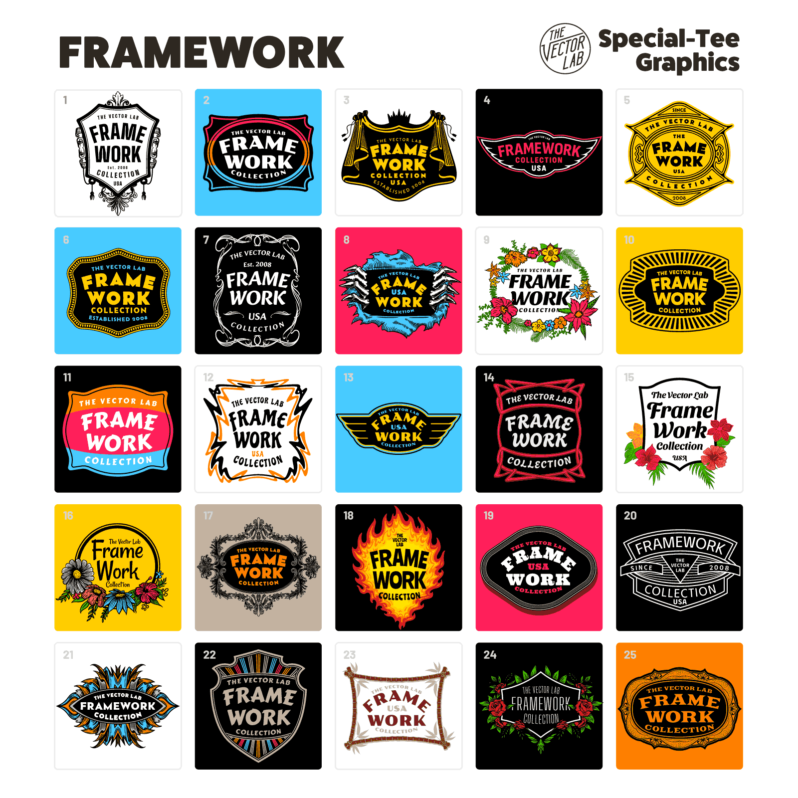 Framework Graphic Logo Templates