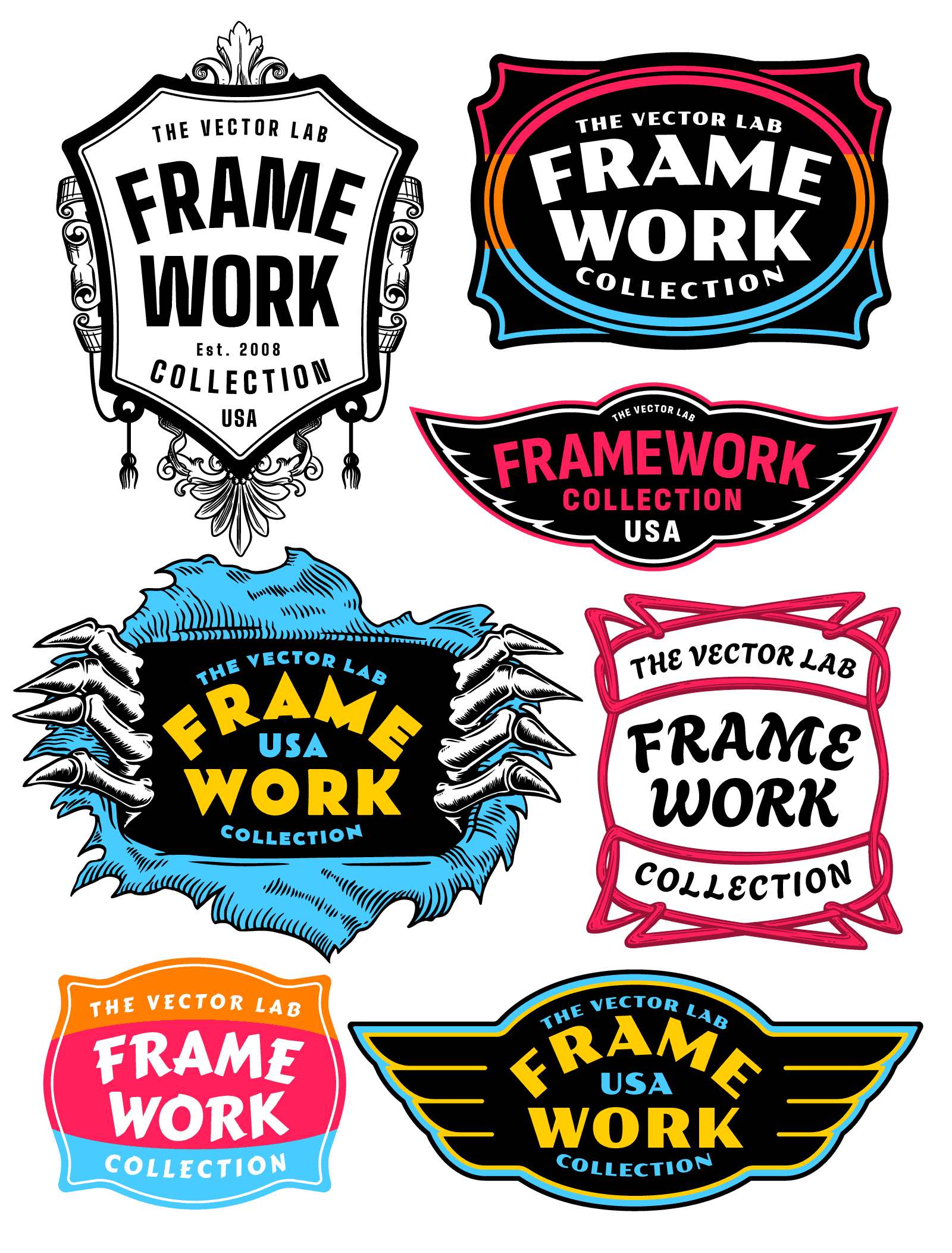 Framework Graphic Logo Templates