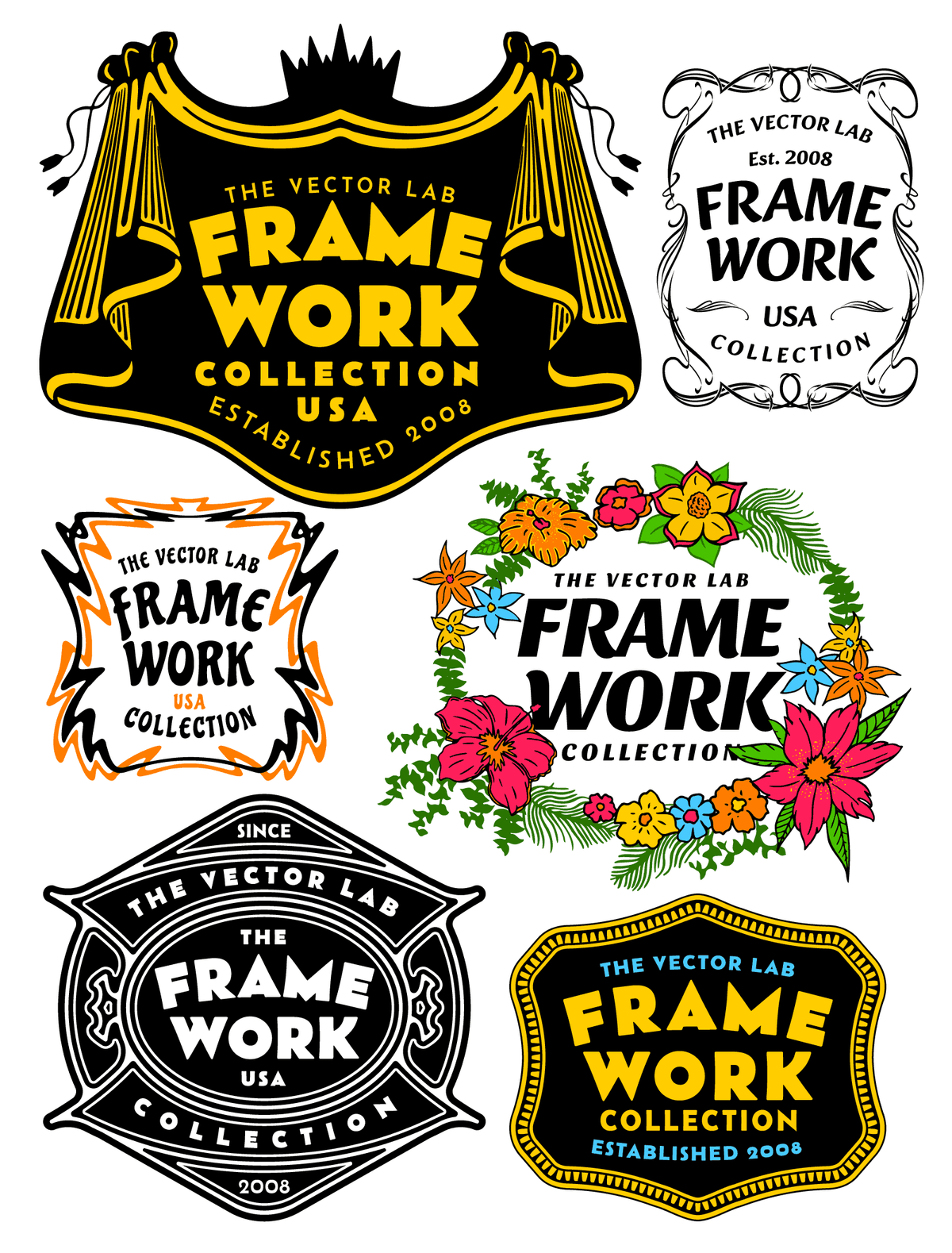 Framework Graphic Logo Templates