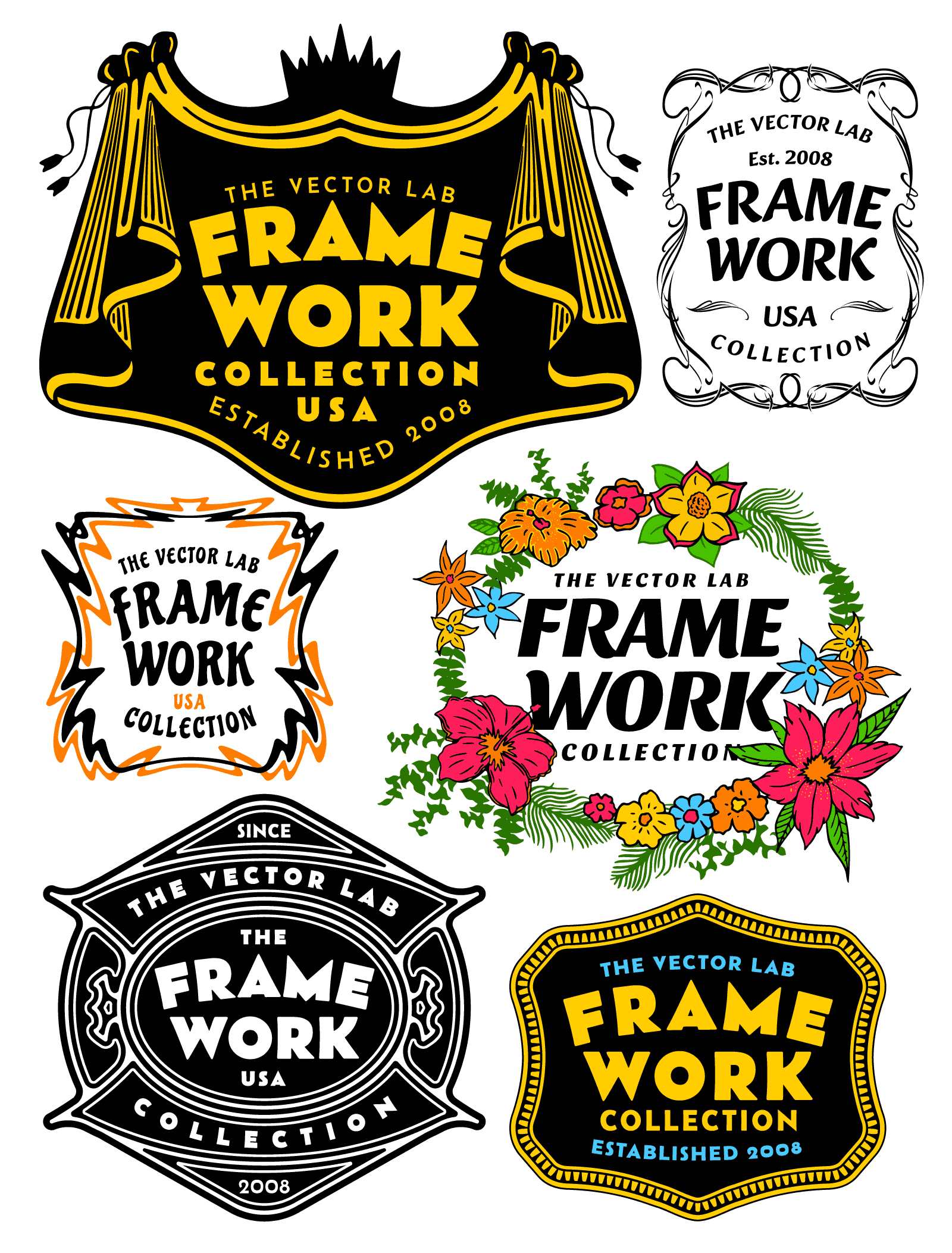 Framework Graphic Logo Templates