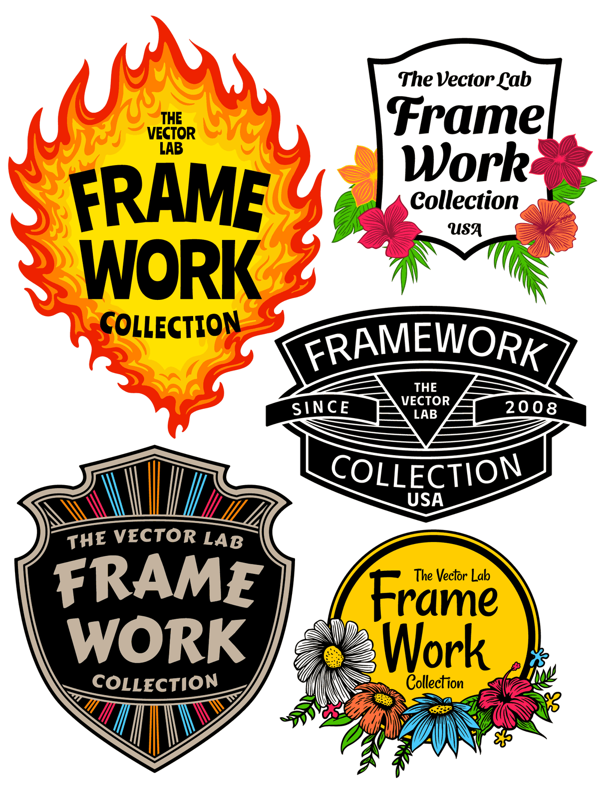 Framework Graphic Logo Templates