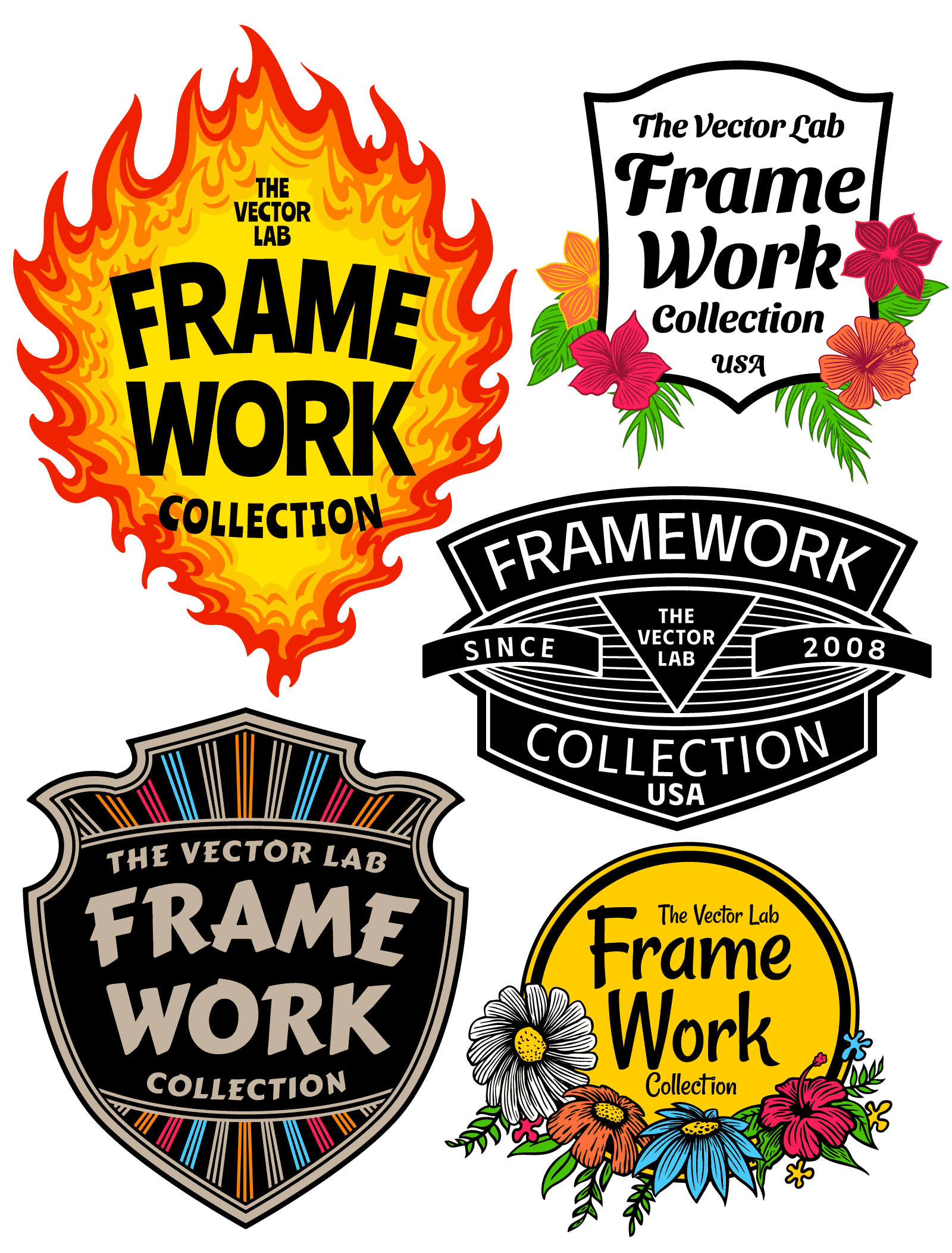 Framework Graphic Logo Templates