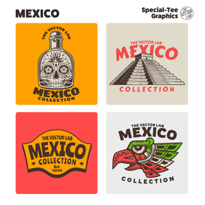 Mexico graphic logo templates