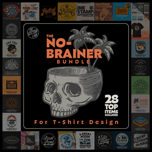 No Brainer T-Shirt Design Bundle