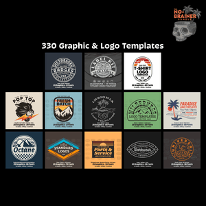 Graphics - No Brainer T-Shirt Design Bundle