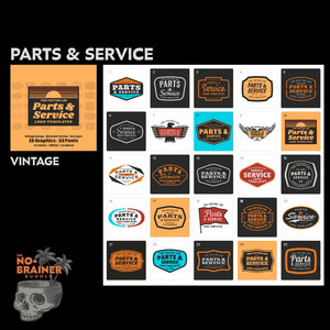 Parts & Service - No Brainer T-Shirt Design Bundle