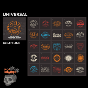 Universal - No Brainer T-Shirt Design Bundle