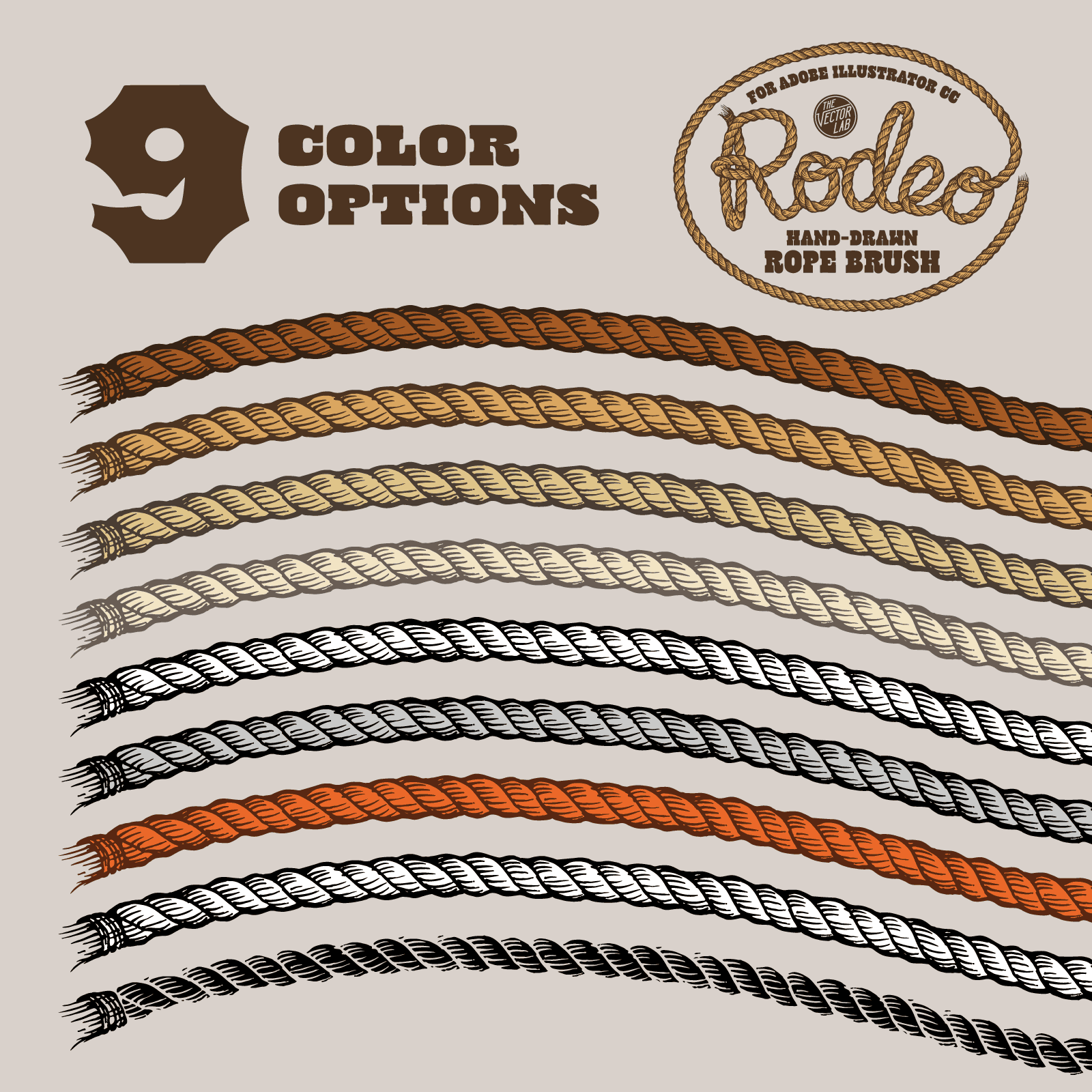 Rodeo Rope Brush