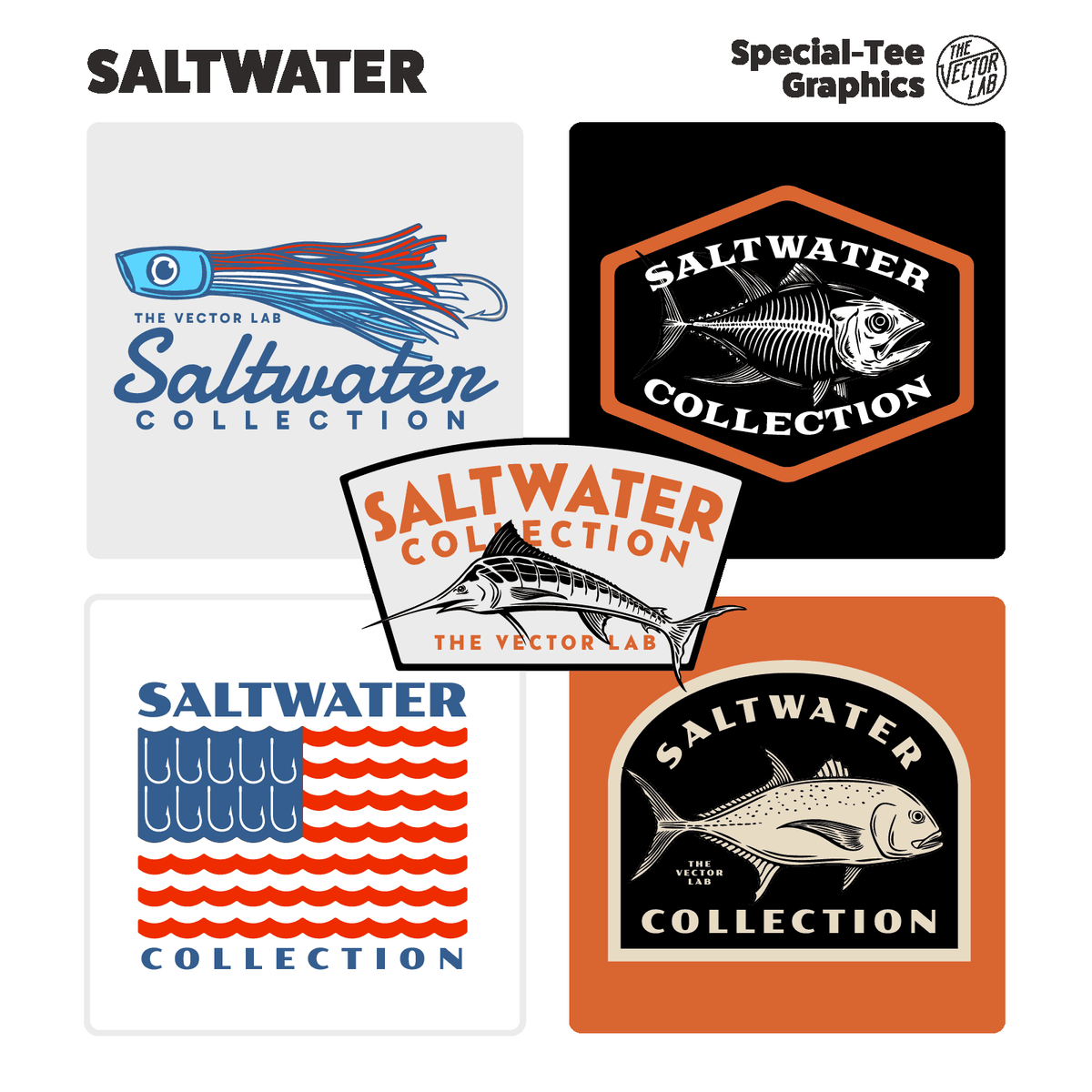 Saltwater fishing marlin lure tuna hooks trevally