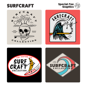 Surfcraft Collection of graphics & logos
