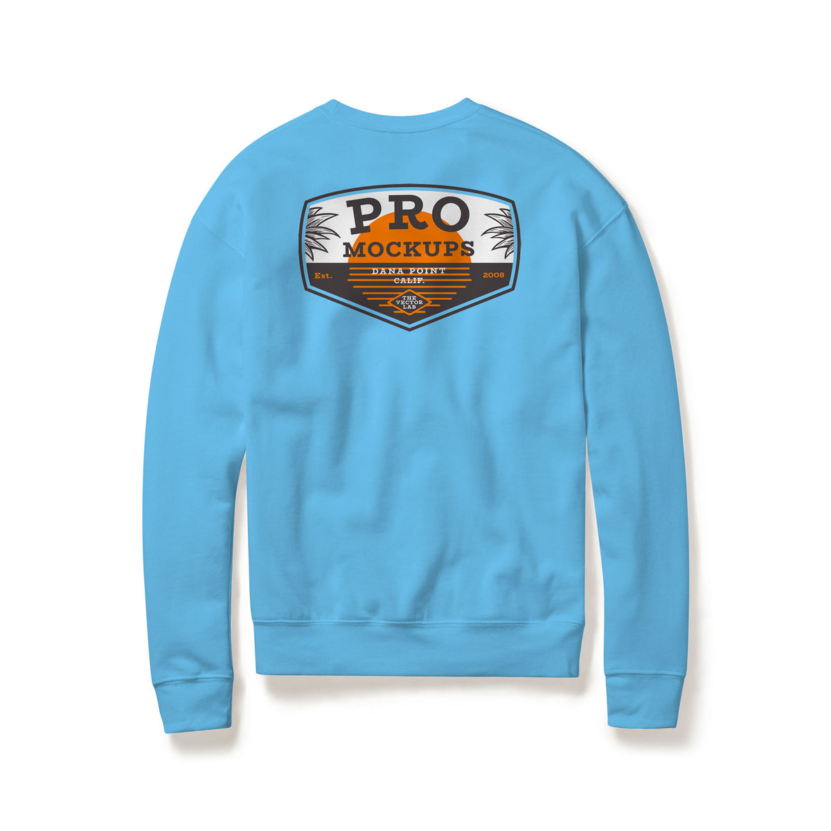 Flat Lay Crew Sweatshirt Mockups for Adobe Affinity Procreate Corel