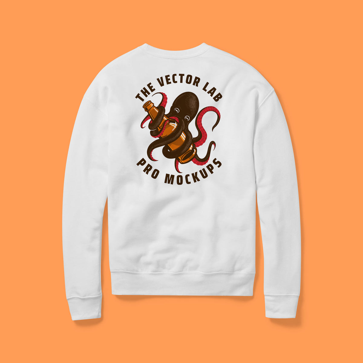 Flat Lay Crew Sweatshirt Mockups for Adobe Affinity Procreate Corel