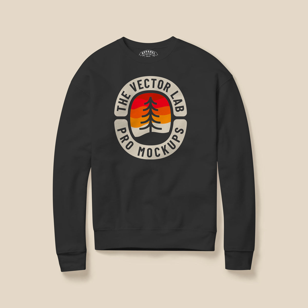 Flat Lay Crew Sweatshirt Mockups for Adobe Affinity Procreate Corel